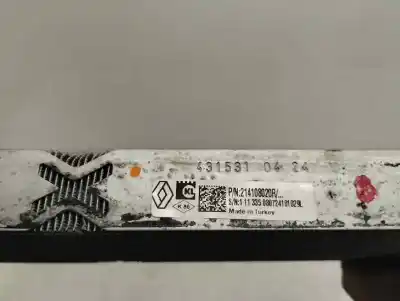 Peça sobressalente para automóvel em segunda mão intercooler por renault clio v 1.5 dci 101 cv evolution referências oem iam 214108020r  2024