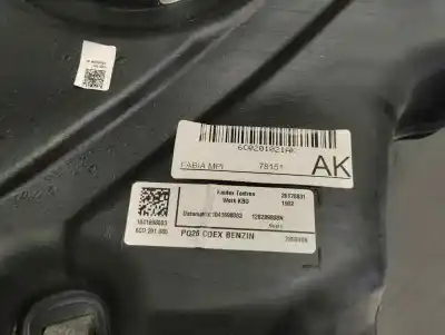 Автозапчасти б/у топливный бак за skoda fabia 1.0 mpi ссылки oem iam 6c0201021ak  2018