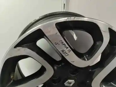 Peça sobressalente para automóvel em segunda mão jante por renault captur 1.2 tce energy referências oem iam   2015
