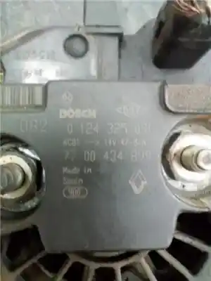 Second-hand car spare part alternator for renault scenic (ja..) 1.6 16v privilege 107 cv / 79 kw oem iam references 0124325031  