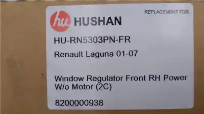 İkinci el araba yedek parçası ön sag pencere regülatörü için renault laguna ii (bg0) 1.6 oem iam referansları 8200000938  