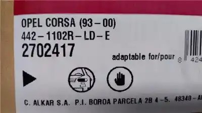 Автозапчасти б/у правая фара за opel corsa b (1993->) 1.5 d ссылки oem iam 442-1102r  