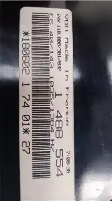 Pezzo di ricambio per auto di seconda mano pannello degli strumenti per scania serie 4 (p/r 164 c) (2001->) fg  480 (4x2) e3 [15.6 ltr. - 353 kw diesel] riferimenti oem iam 1488554  