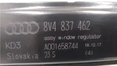 Автозапчастина б/у регулятор переднього правого скла для audi a3 limousine (8vs, 8vm) 1.6 tdi посилання на oem iam 8v4837462  