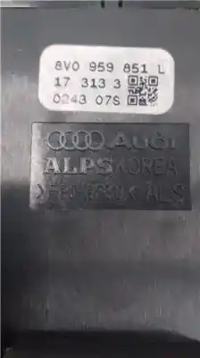 Автозапчасти б/у выключатель левого переднего окна за audi a3 limousine (8vs, 8vm) 1.6 tdi ссылки oem iam 8v0959851l  