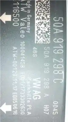 Автозапчастина б/у електронний модуль для audi a3 limousine (8vs, 8vm) 1.6 tdi посилання на oem iam 5qa919298c  