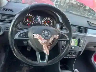 Peça sobressalente para automóvel em segunda mão volante por skoda rapid spaceback (nh1) 1.6 tdi referências oem iam 