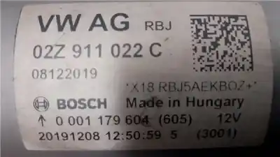 Peça sobressalente para automóvel em segunda mão motor de arranque por seat ateca (kh7) 1.0 reference [1.0 ltr. - 85 kw tsi] referências oem iam 02z911022c  