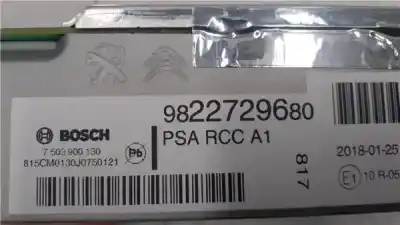 Pezzo di ricambio per auto di seconda mano impianto audio / radio cd per citroen c4 picasso/spacetourer feel 12v e-thp / puretech] riferimenti oem iam 9822729680  