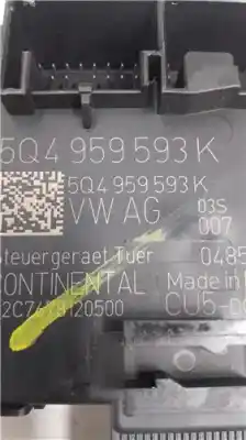 Peça sobressalente para automóvel em segunda mão módulo eletrônico por seat ateca (kh7) 1.0 reference [1.0 ltr. - 85 kw tsi] referências oem iam   5q4959593k