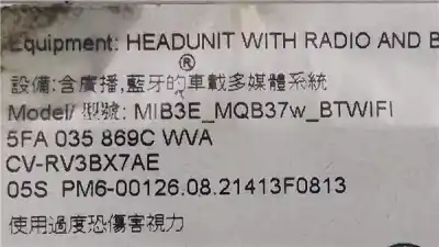Pezzo di ricambio per auto di seconda mano display multifunzione per seat leon (kl1) 2.0 reference [2.0 ltr. - 85 kw tdi] riferimenti oem iam 5fa035869c  