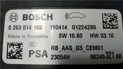 Автозапчасти б/у электронный модуль за citroen c3 aircross ii (2r_, 2c_) 1.6 bluehdi 120 (2cbhzh) ссылки oem iam 9824532180  