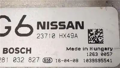 Pièce détachée automobile d'occasion calculateur moteur ecu pour nissan qashqai (j11e) 1.6 tekna+ 4x4 [1.6 ltr. - 96 kw dci turbodiesel cat] références oem iam 23710hx49a  