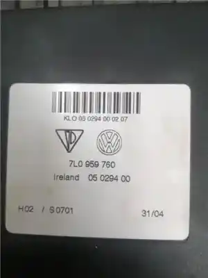 Автозапчастина б/у сидення комплетацій для porsche cayenne (typ 9pa) turbo посилання на oem iam 7l0595760  klo 050294000207