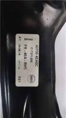 Pièce détachée automobile d'occasion léve glace avant droit pour nissan qashqai ii (j11e) 1.5 n-vision références oem iam 807004ea0c  