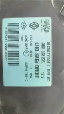 Second-hand car spare part right headlight for renault fluence 1.5 dci diesel fap oem iam references 260102323r  