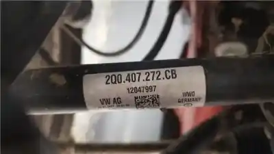 Автозапчасти б/у передняя правая трансмиссия за volkswagen t-cross (c11) 1.0 tsi ссылки oem iam 2q0407272cb