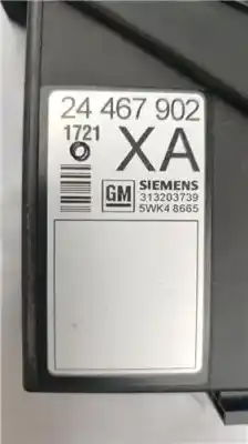 Peça sobressalente para automóvel em segunda mão módulo eletrônico por opel corsa c 1.0 12v cat (z 10 xe / lw3) referências oem iam 24467902  