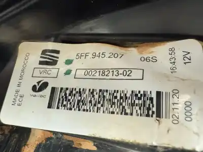 Second-hand car spare part left tailgate light for cupra formentor (km7) 1.5 tsi oem iam references 5ff945207  