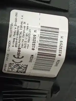 Pezzo di ricambio per auto di seconda mano air bag anteriore sinistro per citroen c3 aircross ii (2r_, 2c_) 1.5 bluehdi 100 (2cyhyj) riferimenti oem iam 0589p1000879  