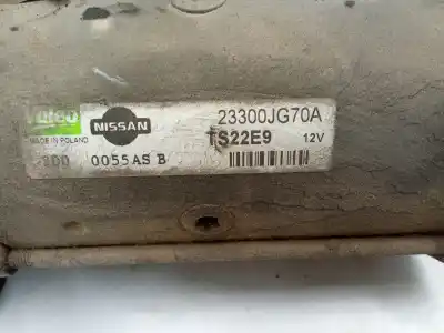 Pièce détachée automobile d'occasion démarreur de voiture pour nissan qashqai / qashqai +2 i (j10, nj10, jj10e) 2.0 dci références oem iam 23300jg70a  