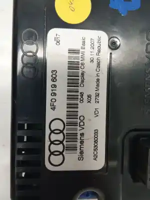 Автозапчасти б/у многофункциональный дисплей за audi a6 avant (4f5) 3.0 tdi quattro [3.0 ltr. - 176 kw v6 24v tdi] ссылки oem iam 4f0919603  