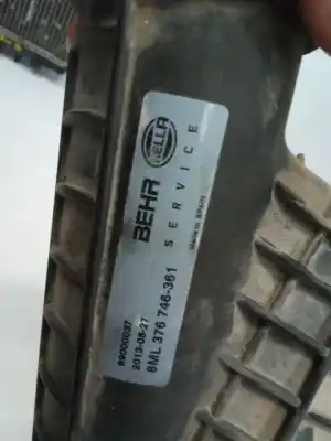 Peça sobressalente para automóvel em segunda mão intercooler por citroen jumpy (vf7) 2.0 hdi 120 referências oem iam 8ml376746361  