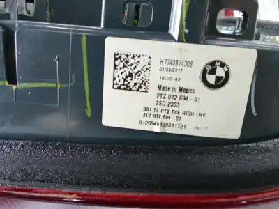 Автозапчастина б/у внутрішній лівий задній ліхар для bmw x3 (g01, f97) xdrive 20 d посилання на oem iam 2tz012694 h7740874308 