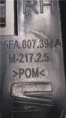 Автозапчастина б/у кріплення правого заднього бампера для seat leon (kl1) 2.0 reference [2.0 ltr. - 85 kw tdi] посилання на oem iam 5fa807394a  