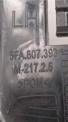 Second-hand car spare part left rear bumper bracket for seat leon (kl1) 2.0 reference [2.0 ltr. - 85 kw tdi] oem iam references 5fa807393a  