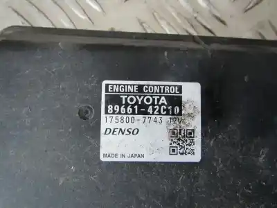 Second-hand car spare part ecu engine control for toyota auris 2.2 d-cat oem iam references 8966142c10  89661-42c10, 175800-7743