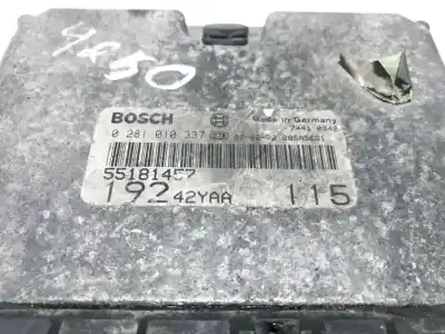 Second-hand car spare part ecu engine control for fiat stilo (192) 1.9 jtd cat oem iam references 0281010337  55181457, 19242yaa, 28sa5661, 115, 74410342