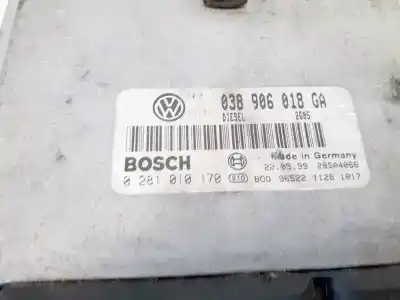 Автозапчастина б/у ебу контролер двигуна для audi a6 avant (4b5) 1.9 tdi посилання на oem iam 038906018ga  0 281 010 170