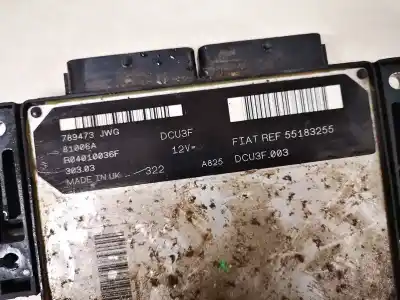 Second-hand car spare part ecu engine control for fiat doblo (119) 1.9 d sx oem iam references 55183255  789473, r04010036f