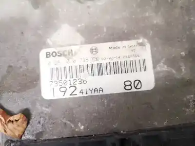 Second-hand car spare part ecu engine control for fiat stilo (192) 1.9 jtd 80 active oem iam references 73501236  0281010738