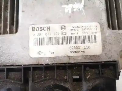 Second-hand car spare part ecu engine control for renault espace iv (jk0) 2.2 dci turbodiesel oem iam references 8200311550  8200384493, 0281011724