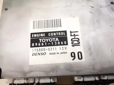 Second-hand car spare part ecu engine control for toyota corolla (e11) 2.0 d-4d linea sol oem iam references 8966113060  89661-13060, 175800-5211