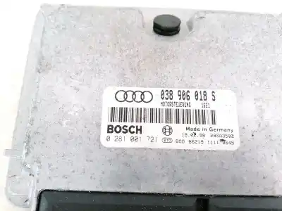 Second-hand car spare part ecu engine control for audi a4 avant (b5) 1.9 tdi oem iam references 0281001721  038906018s