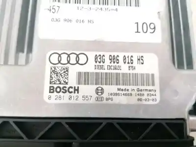 Автозапчастина б/у ебу контролер двигуна для audi a6 c6 (4f2) 2.0 tdi посилання на oem iam 0281012557  03g906016hs, 1039s14669, 03g906016hs