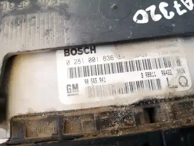 Second-hand car spare part ecu engine control for opel omega b 2.0 dti oem iam references 90565941  0281001636