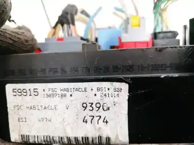 Second-hand car spare part fuse box unit for citroen c8 2.0 hdi fap cat oem iam references 96494774  13057180