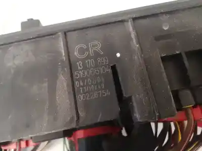 Second-hand car spare part fuse box unit for opel vectra c (z02) 2.2 dti 16v (f69) oem iam references 13170899cr  13170899, 519066104