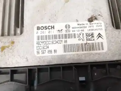 Second-hand car spare part ecu engine control for citroen c2 1.4 hdi oem iam references 9656709880  0281011785