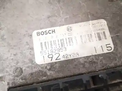 Автозапчастина б/у ебу контролер двигуна для fiat stilo (192) 1.9 jtd / 1.9 jtd 115 active посилання на oem iam 55182953  0281010337