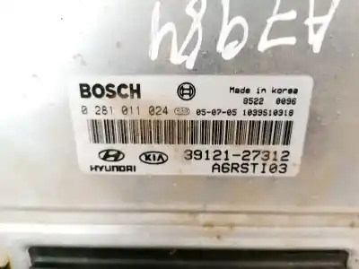 Second-hand car spare part ecu engine control for kia carens 2.0 crdi ex monovolumen oem iam references 3912127312  39121-27312, 0281011024