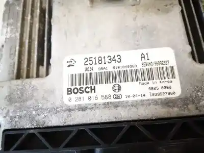 Second-hand car spare part ecu engine control for opel antara 2.0 cdti cat (z 20 dmh / llw) oem iam references 25181343  0281016588