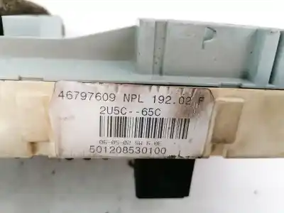 Second-hand car spare part fuse box unit for fiat stilo (192) 1.9 jtd / 1.9 jtd 115 active oem iam references 46797609  2u5c65c