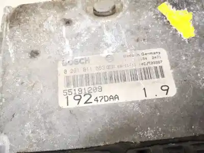 Pezzo di ricambio per auto di seconda mano centralina motore per fiat stilo (192) 1.9 jtd / 1.9 jtd 115 active riferimenti oem iam 55191209  0281011553