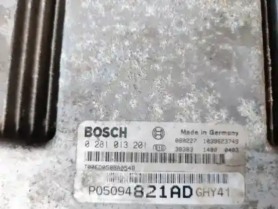 Second-hand car spare part ecu engine control for dodge journey 2.0 16v crd cat oem iam references 0281013201  080227, 1039s23749, 38383