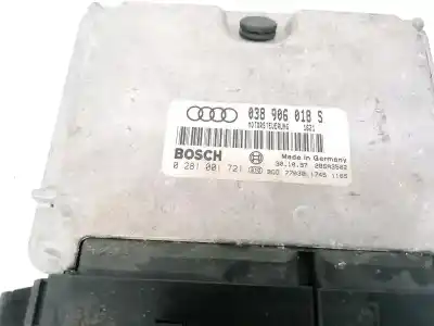 Автозапчасти б/у блок управления двигателем за audi a4 avant (b5) 1.9 tdi ссылки oem iam 038906018s  0281001721